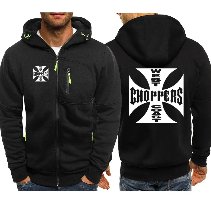 2024 New Spring Autumn Men\'s Hoodies West Coast Choppers Streetwear printing Fashion casual Hooded Men\'s hoodie