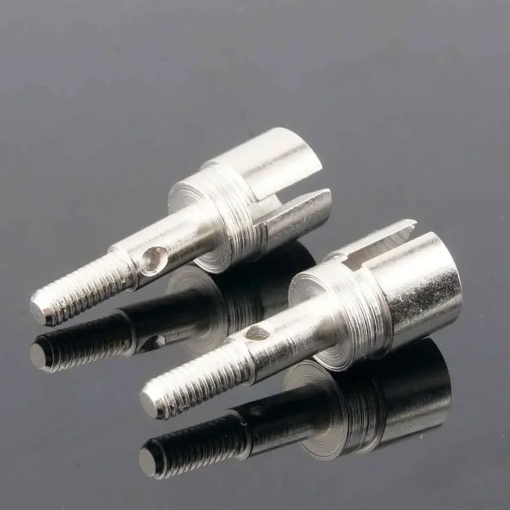 Rc 2PCS 02033 Metal Wheel Axle For 1/10 HSP 94107 94108  94111 94123 Spare Parts