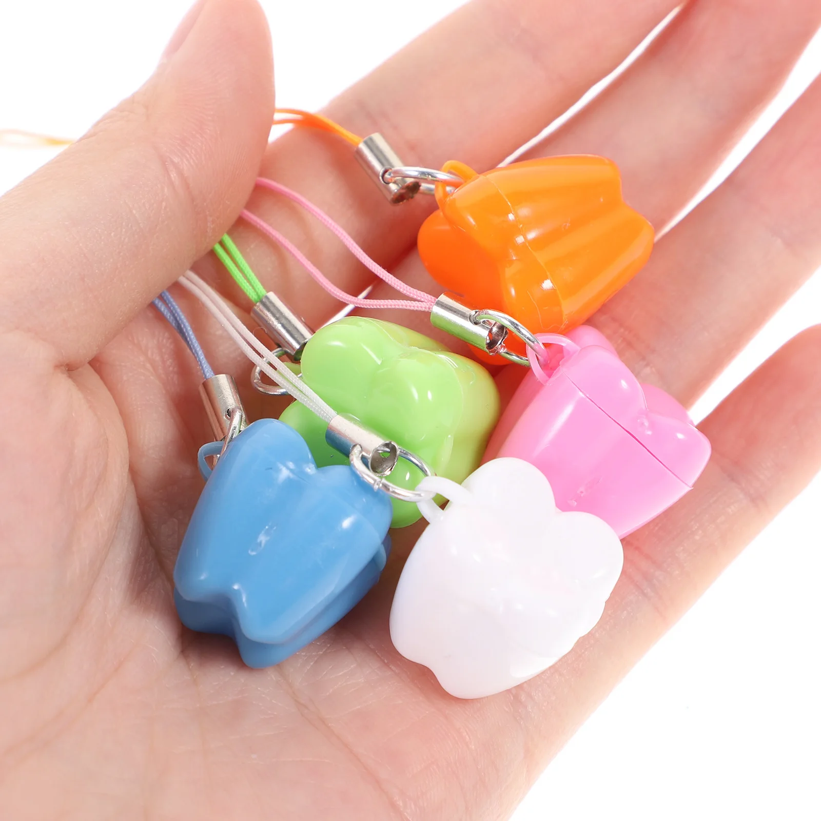

50pcs Baby Tooth Box Children Dental Keepsake Container for Deciduous Teeth Storage Stylish Design Smooth Surface Safe