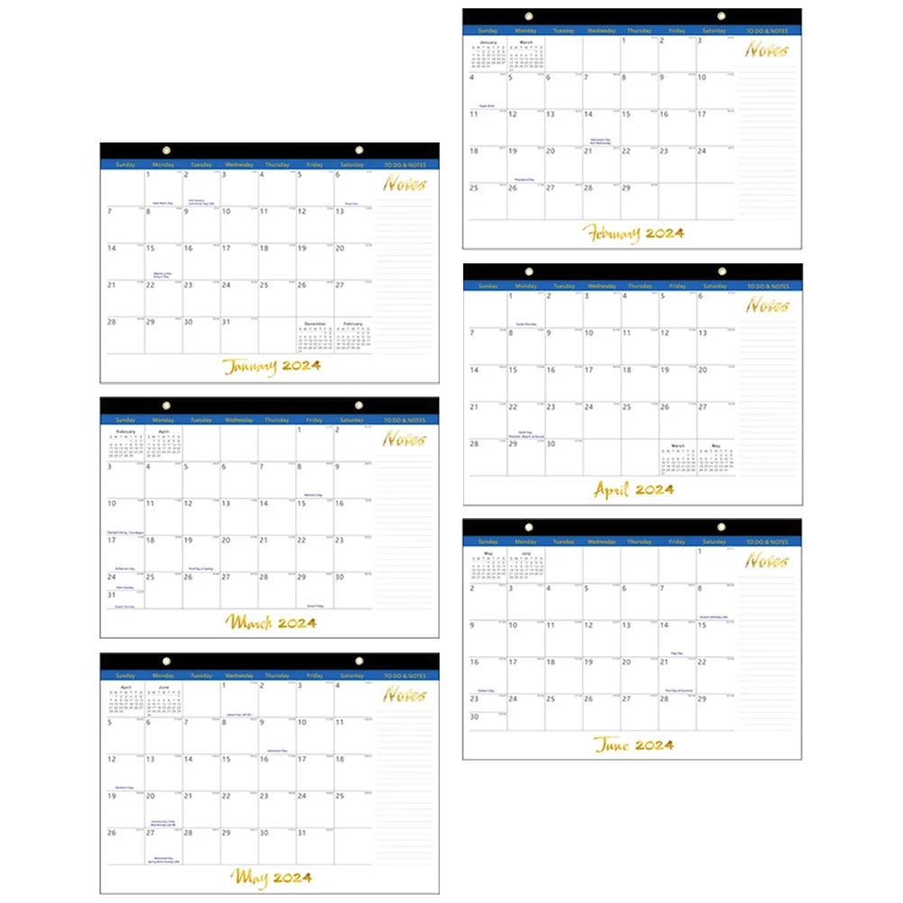 

Английский настенный календарь на 2024 год, календари для повседневного использования, комната, ежемесячный, прочный, маленький, настольный, бумажный, для офиса для дома