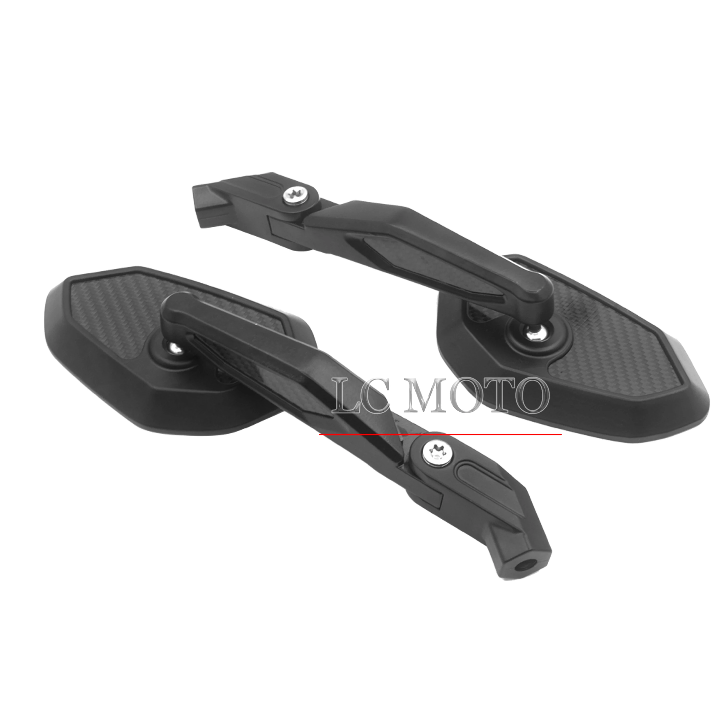 For CFMOTO 700MT/800MT/1000MTX MOTOrcycle Modification Carbon Fiber Foldable Rearview Mirror Anti-fog High-Definition Blue Light view 6