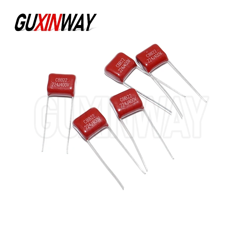 Kit assortimento condensatori CBB da 50 pezzi 400V 10NF-3.3UF 10 valori KIT condensatori a film in poliestere metallizzato fai da te