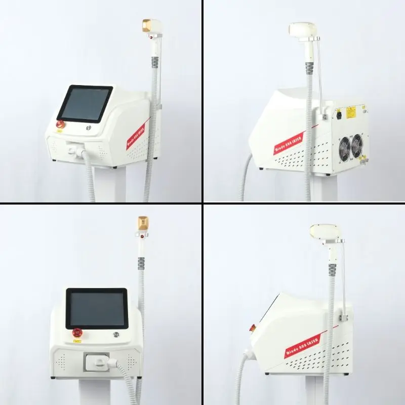 

ICE three-wavelength 755 808 1064nm diode laser 808 hair removal painless permanent skin rejuvenation machine 3000W