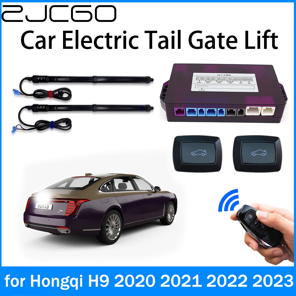 ZJCGO Car Power Trunk Electric Suction Tailgate Intelligent Tail Gate Lift Strut for Hongqi H9 2020 2021 2022 2023