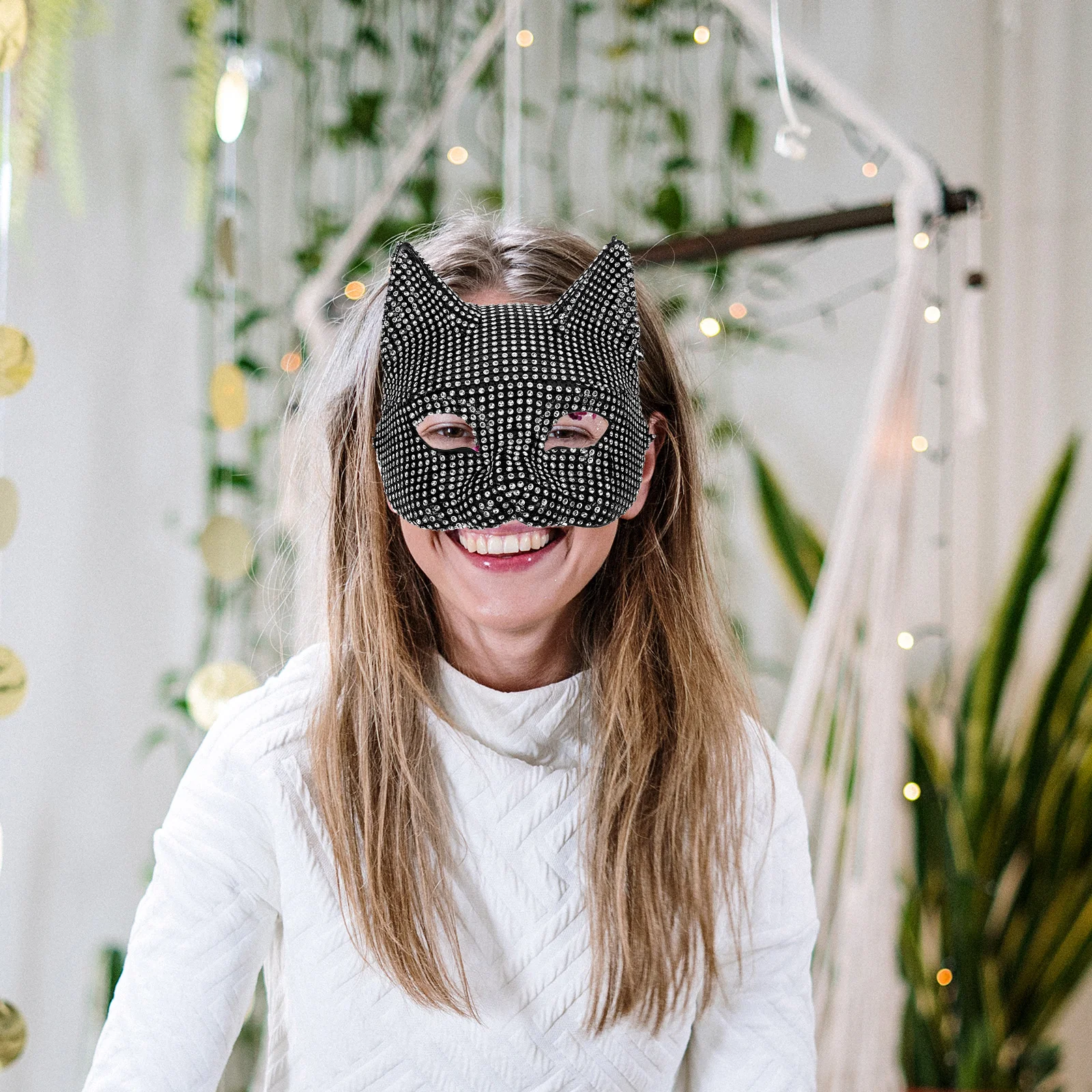 

Set Masks Halloween Accessories Shiny Costumes Cosplay for Party Decorate