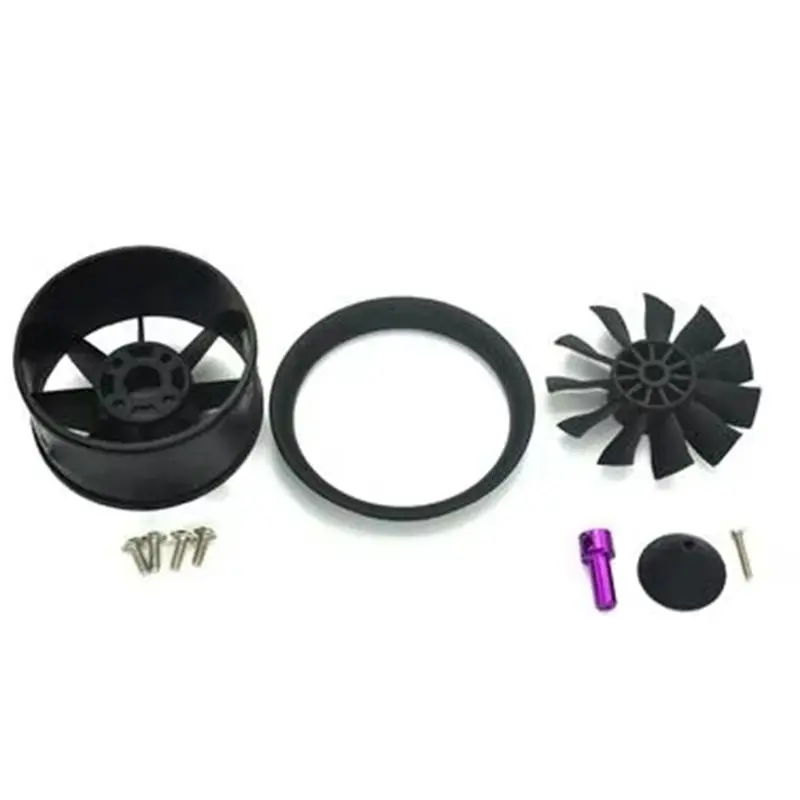 YSUN-50Mm EDF With 11 Blades Ducted Fan 3S 2627-4900KV Suit For RC Jet Airplane 50Mm