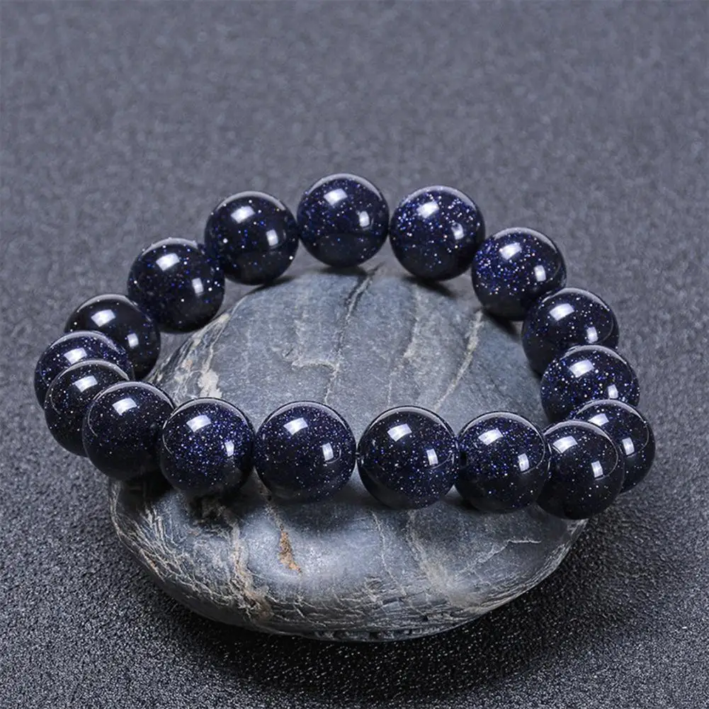 Unisex Bracelet Agate Beads Bracelet Elastic Cord Multiple Colors Lavas Rock Healing Jewelry Positive Energy Balance Bracelet