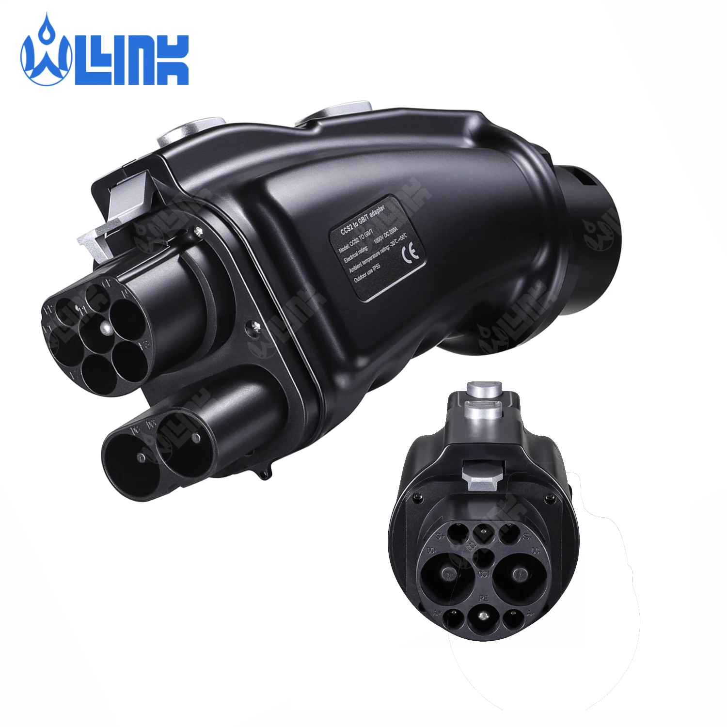 

250A CCS2 к GB/T Ev адаптер Electric Ccs Combo 2, автомобильный зарядный адаптер постоянного тока Ccs2 к Gbt