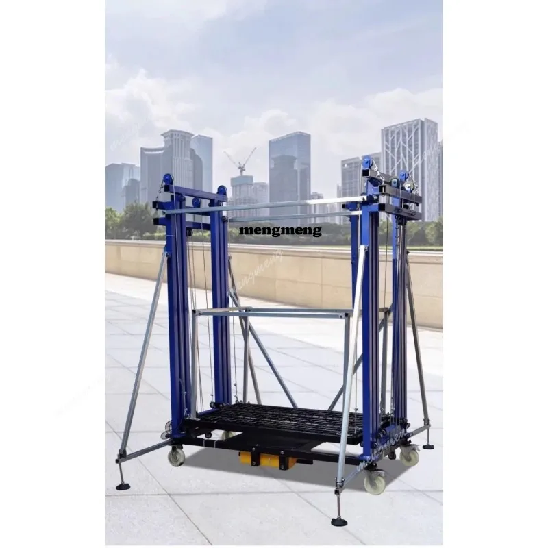 

Automatic remote control indoor and outdoor factory site lifting platform mobile electric hydraulic folding scaffolding