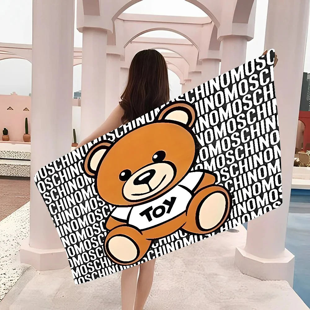 Moschino Art Towel Microfiber Beach Towel Quick Dry Kids Beach Blanket Soft Unisex Camping Pool Towel