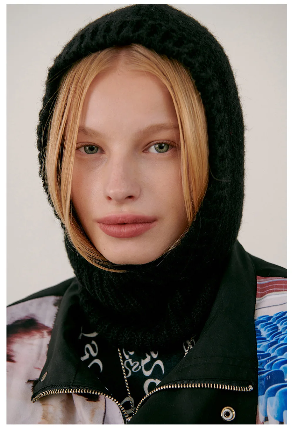 20 % Wolle Strickmützen Winterwärmer Unisex Kapuzenmütze Halskragen Schal Mütze für Männer und Frauen Ski Beanie Hüte Kalte Mütze Sturmhaube Mütze – Detail 3