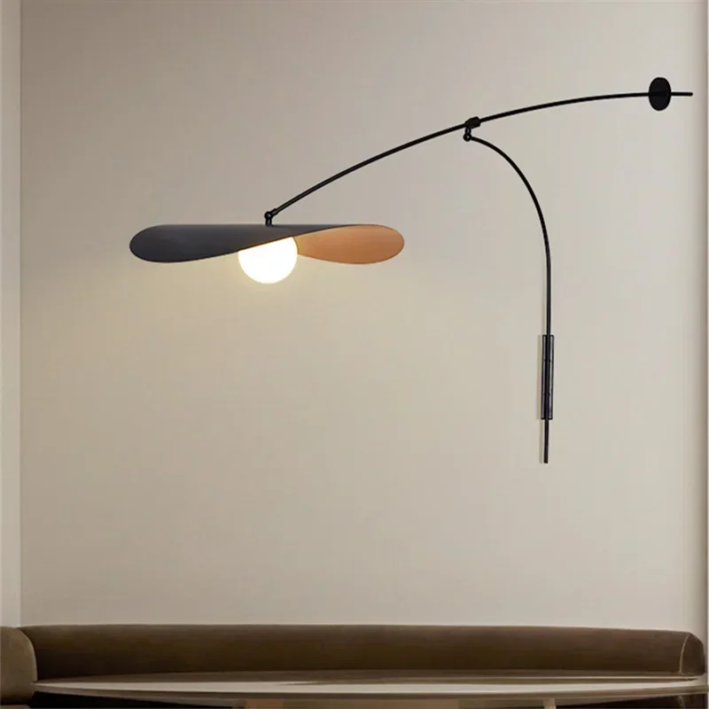 Modern Bedside LED Wall Lamp For Living Room Bedroom Study Room Sofa Long Arm Adjustable Wall Light Bedroom Bedside Reading Room