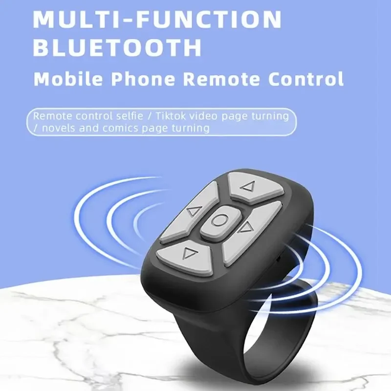 New Lazy Bluetooth Remote for IPhone Xiaomi IOS Android Phone Universal Remote Control Selfie Stick Bluetooth Camera Controller