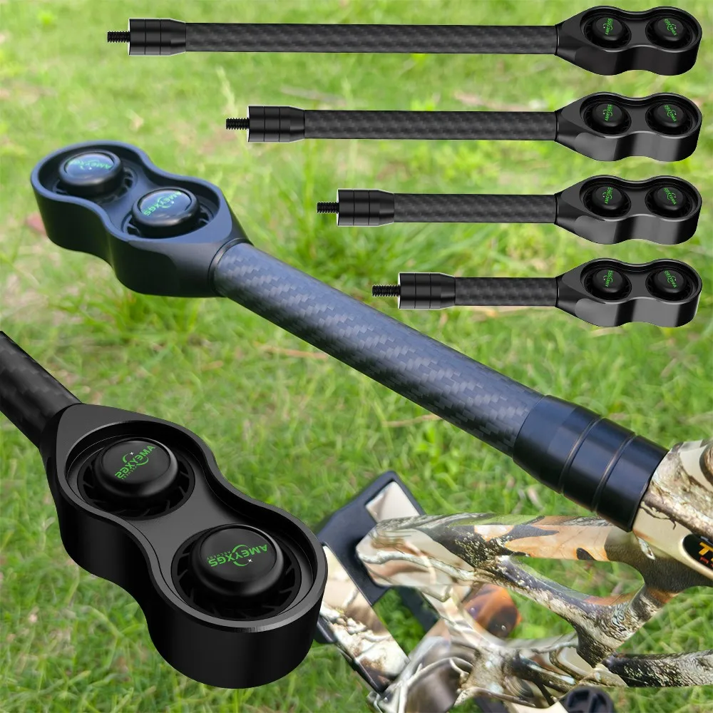 8" 10" 12" 15" Compoundbogen Carbon-Stabilisator Ausgleichsstange Gewicht Stoßdämpfung Bogenschießen Jagd Zielscheibe Dämpfer