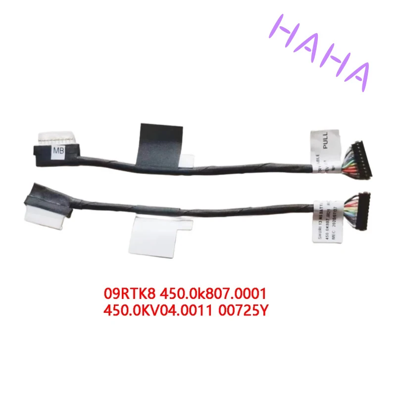 H+ NEW Genuine Laptop Battery Connect Cable for DELL Vostro Inspiron 7400 7300 5301 5300 09RTK8 00725Y