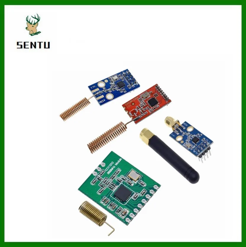 

CC1101 10mW Wireless Module 433MHZ 868MHZ 300-1000M Long Distance Transmission With SMA Antenna Wireless Transceiver Module