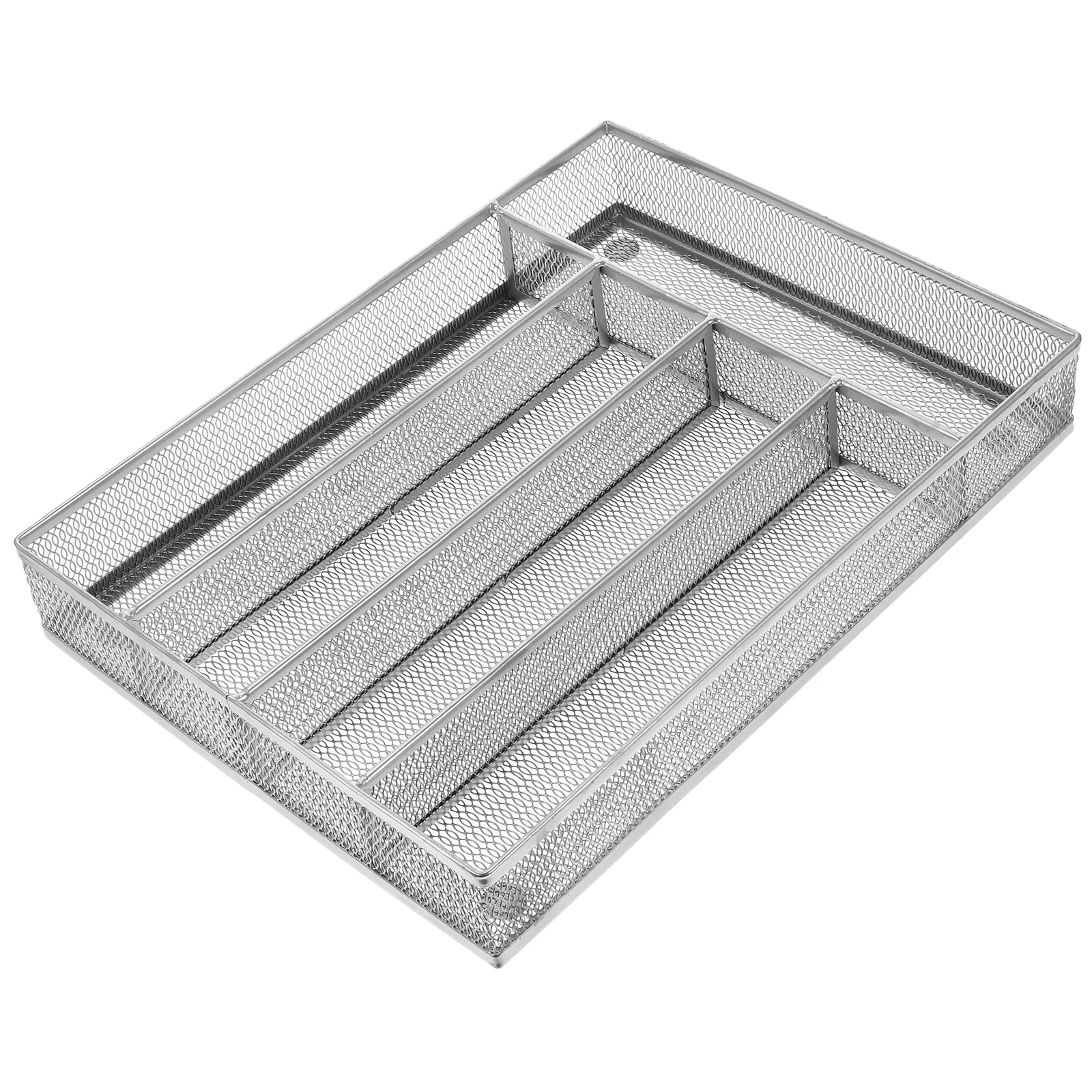 

1pc Kitchen Drawer Storage Rack Heavy Duty Non-Slip Cutlery Tray Organizer Drawer Holder for Home Office Use Countertop