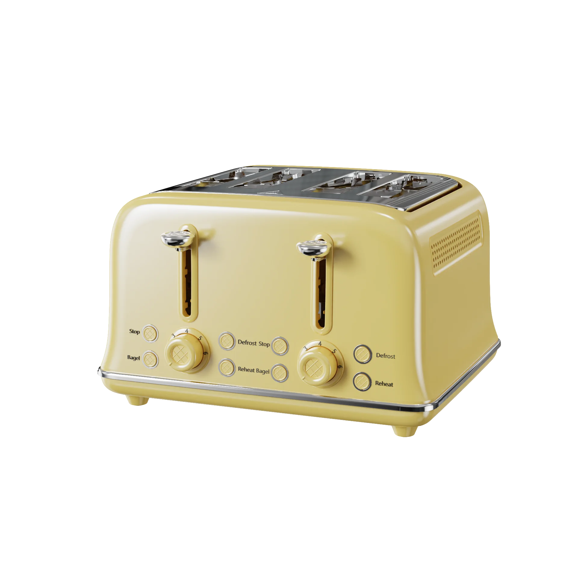 Torradeira Elétrica Retrô de 4 - Toaster 4 Slice avaliação e preço
