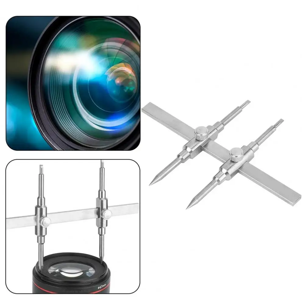 مفتاح كاميرا هندسي دقيق، مفتاح إصلاح عدسة الكاميرا الاحترافي، تصميم ذو طرف مزدوج، حجم صغير محمول للتلسكوب
