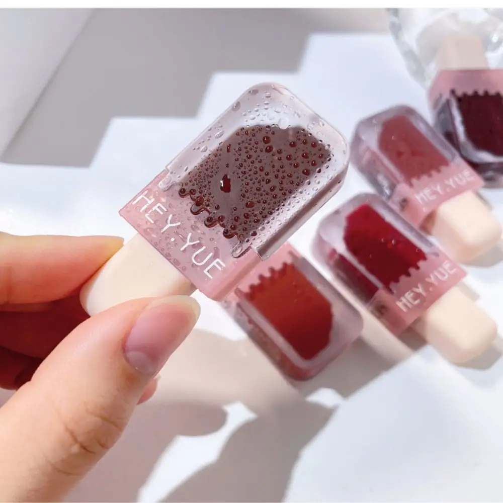 Nourishing Lip Glaze Long Lasting Korean Cosmetics Makeup Tool Lip Gloss Lip Tinted Velvet Matte Lipgloss Ice Cream Lipstick