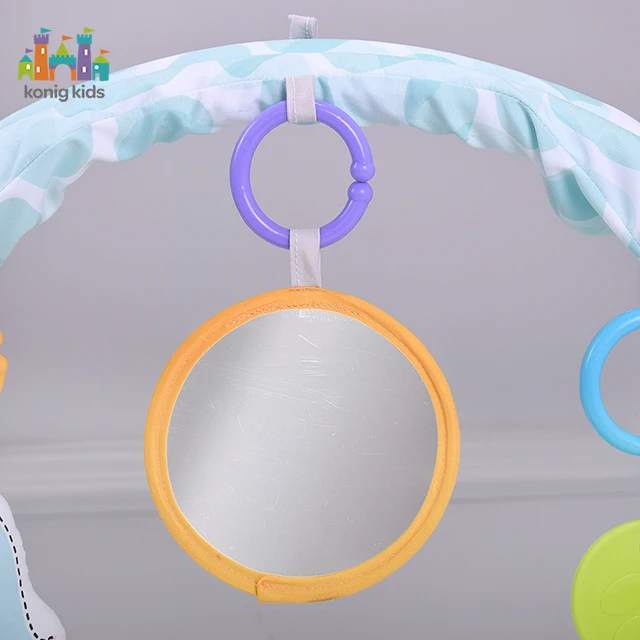 Konig Kinder 3 in 1 Soft Baby Play Gym lag zu sitzen Tier Kleinkind mit Kissen Aktivität zentrum für Neugeborene Baby Aktivität Gym