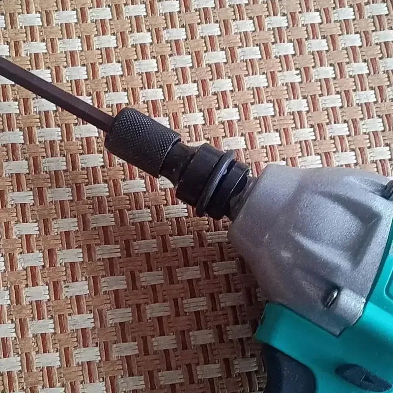 Imagem -06 - Telescópica Chave Elétrica Cabeça Conversão Hex Shank Ratchet Converter Impact Sleeve Adapter Praça de 4