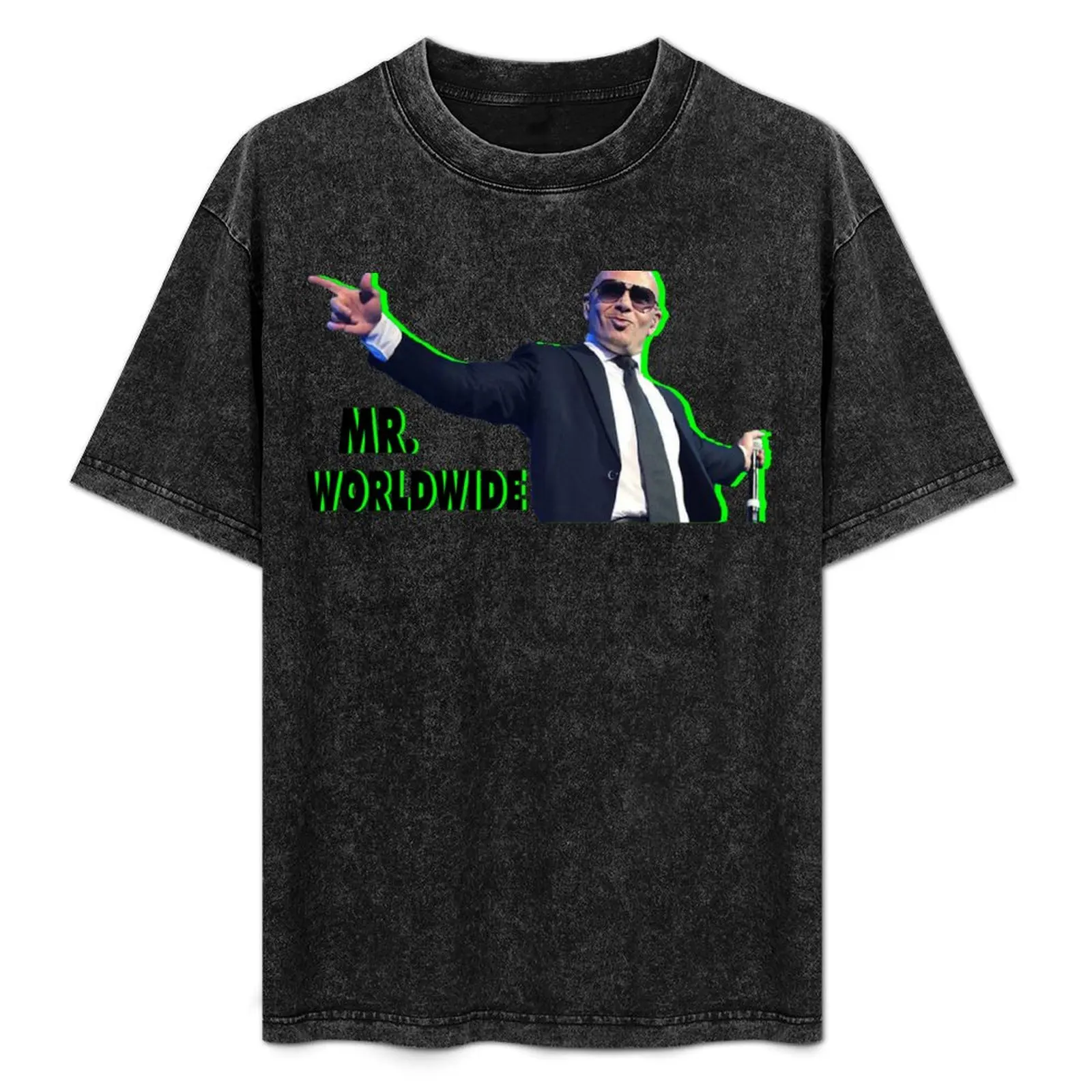 

UNIQUE - Mr Worldwide cool T-Shirt Holiday Simple Tee Shirt