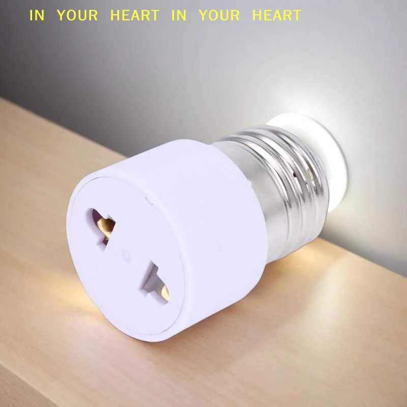 

Патрон для лампы E27 (США/ЕС) без подсветки, практичный, белый, с вилкой, держатель для лампочки, адаптер для светильника, аксессуары для DIY