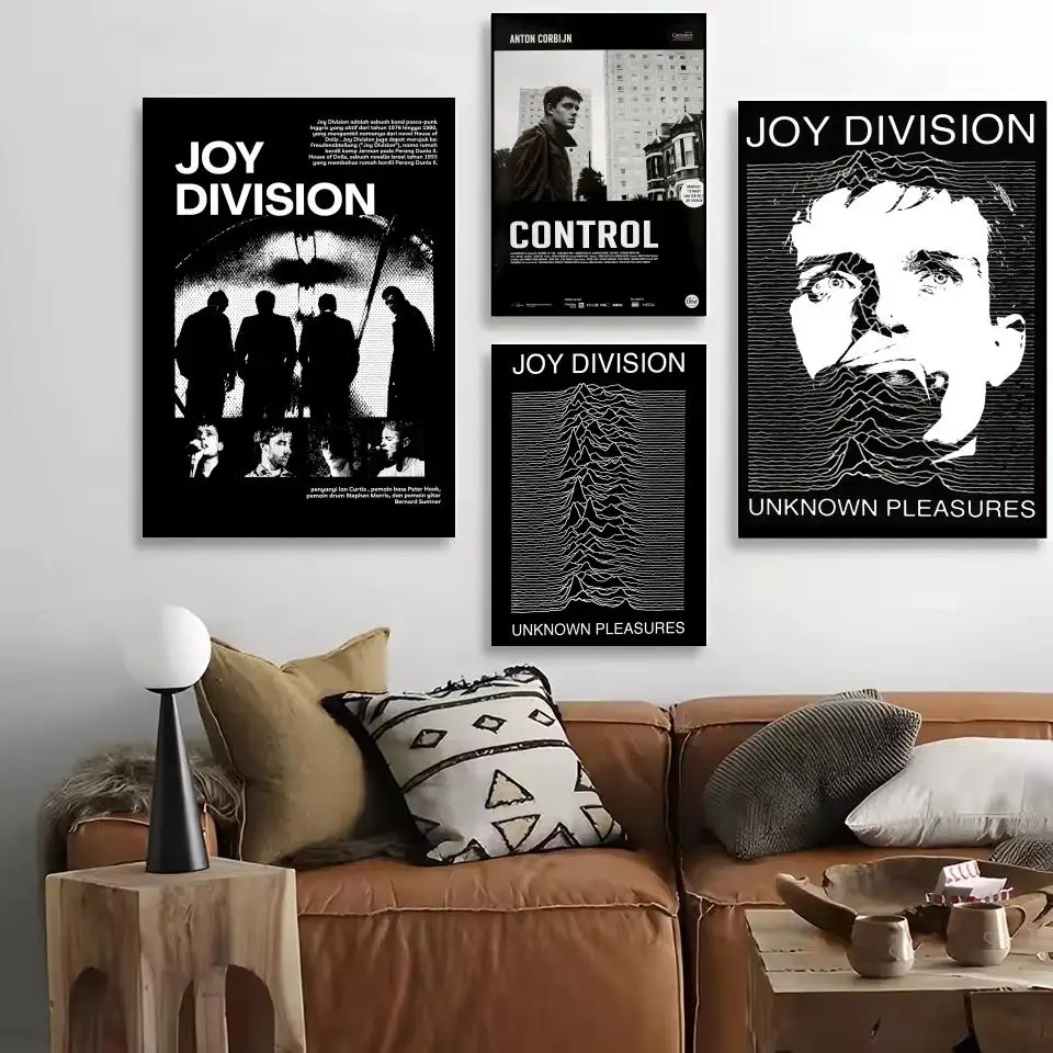 Band J-Joy D-Division Poster High Quality Aesthetic Wall Art For Dorm Living Room Decor Premium Waterproof Painting Stickers