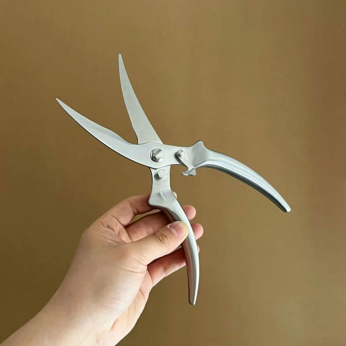 Stainless Steel Chicken Bone Scissors Kitchen Scissors Household Food Scissors Fish Chicken Duck Cutter Scissors Knife