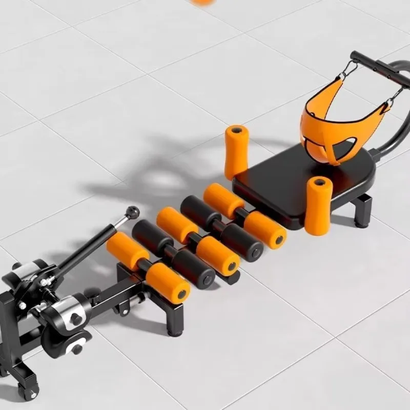 

Регулируемый многофункциональный домашний тренажер для растяжки позвоночника (шейного и поясничного отделов) с устройством для вытяжения ног и коррекции осанки