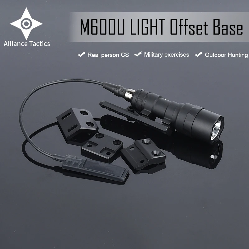 WADSN M300 M600 M600B Surefir Marking SF Flashlight MLOK KEYMOD White LED Metal Scout Light For AR15 HK416 M416 M16 M4