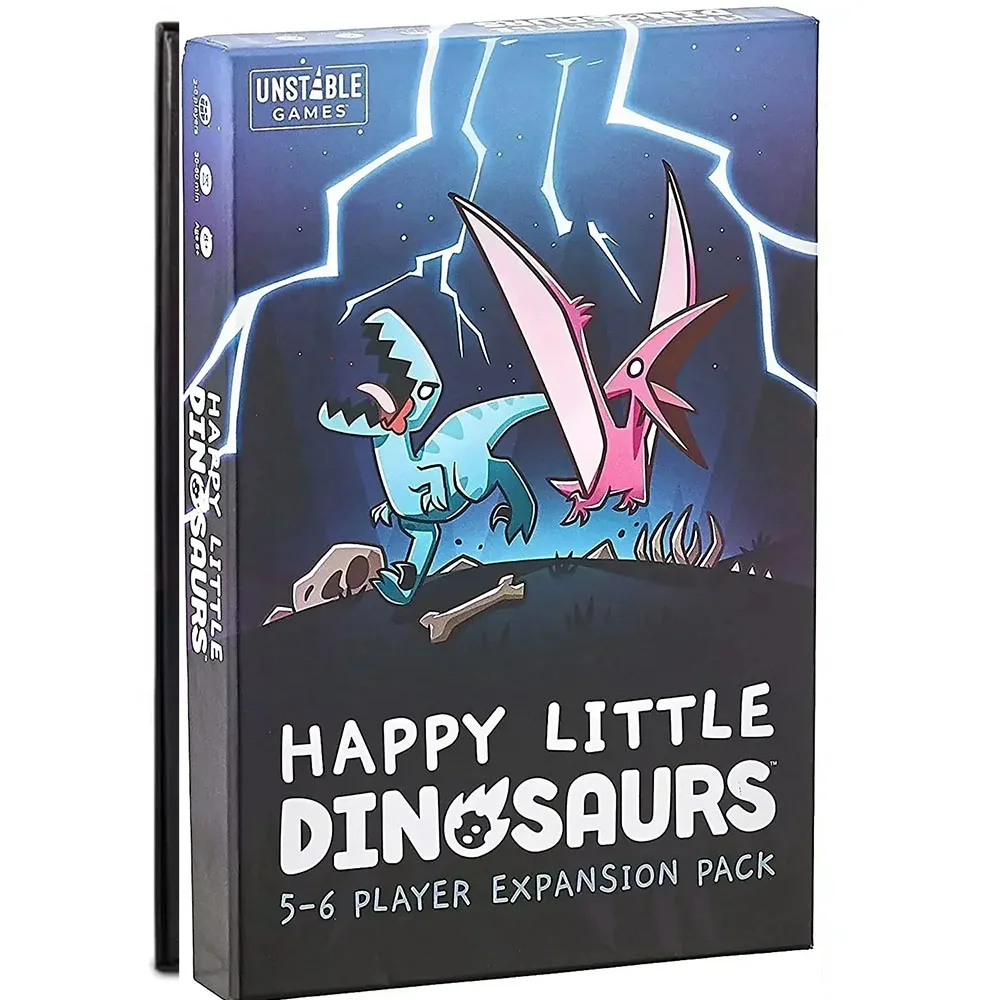 Happy Little Dinosaurs English Unicorn Chess and Card Strategy Hazards Board Game Cards