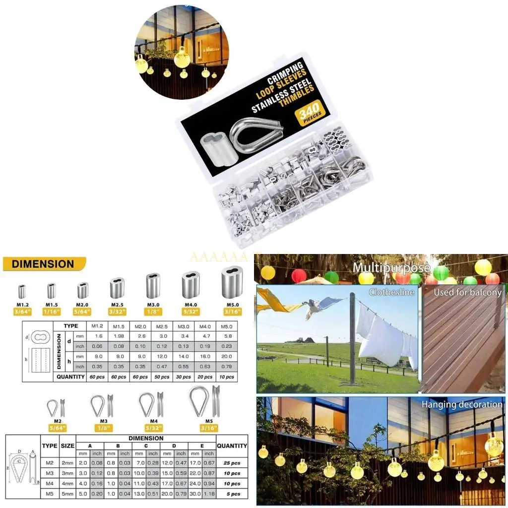 a2be-340pcs-aluminio-picada-aluminio
