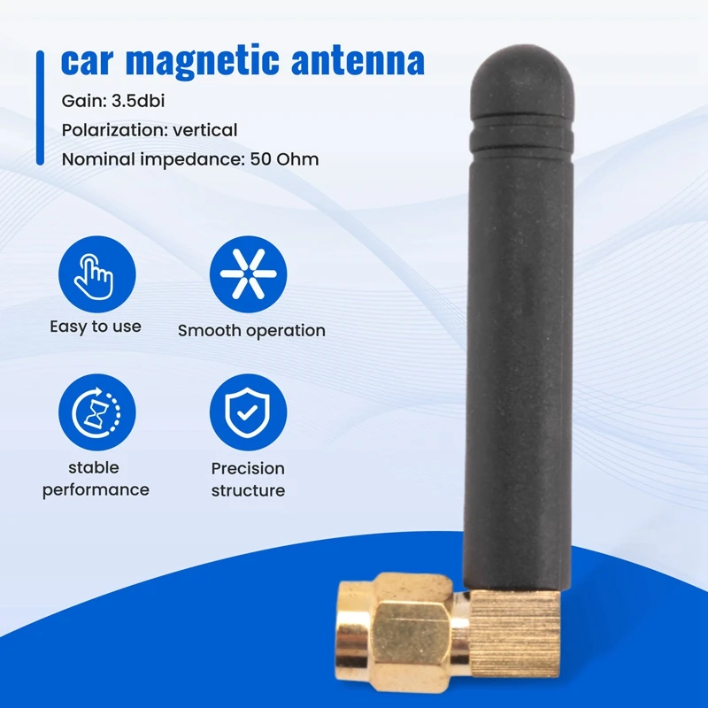 1Pc 2.4Ghz Antenna 3.5Dbi WIFI Aerial Bluetooth Zigbee Module SMA Male Right Angle Wholesale Price Modem External Antenna