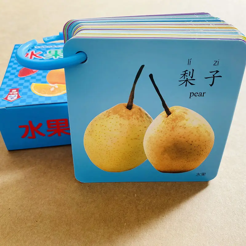 Baby Look At Pictures And Recognize Fruits And Vegetables Cards Early Education Cognitive Enlightenment Educational Toys