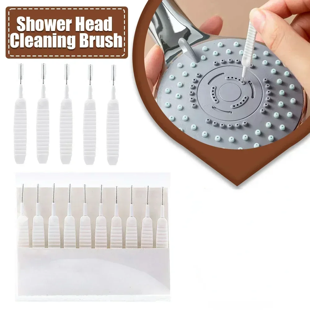 

10Pcs Bathroom Shower Head Cleaning Brush Washing Anti-clogging Mini Brush Pore Gap Mobile Phone Hole Dust Cleaning Tool