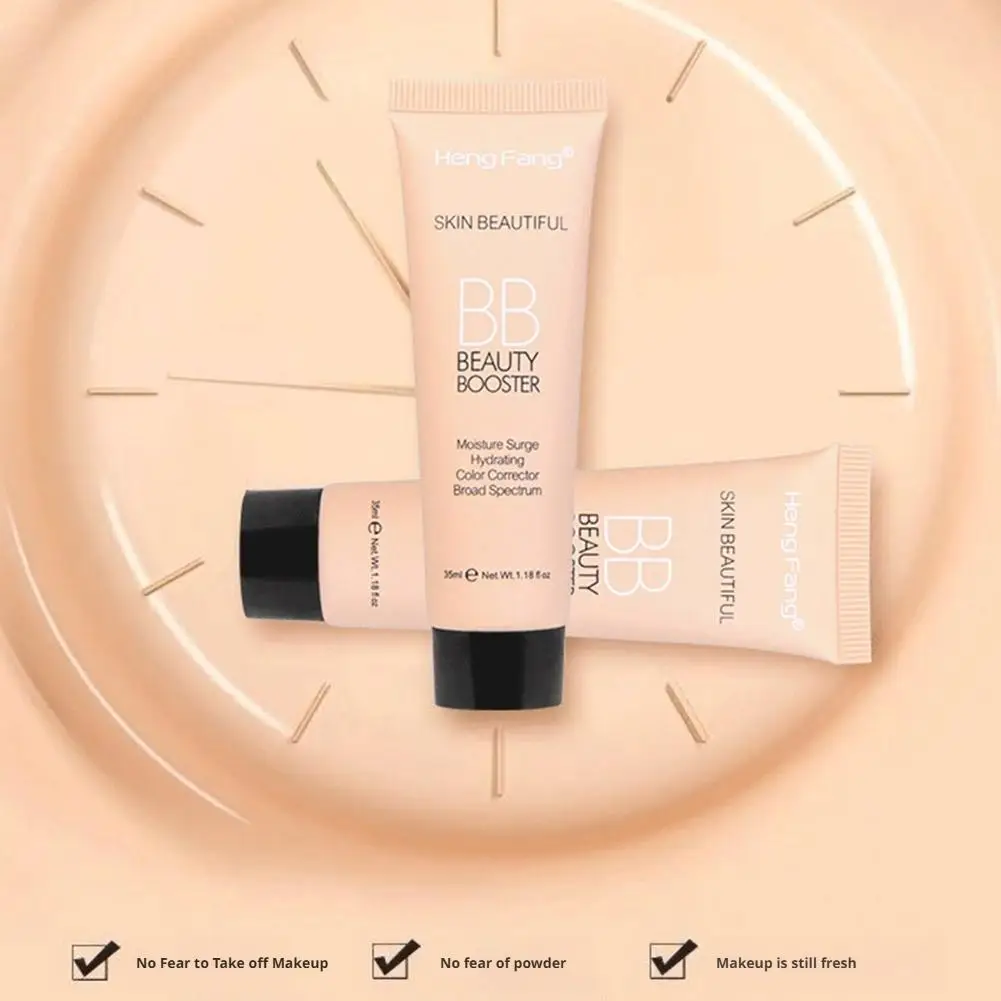 Natural Hydrating BB Cream Full-Coverage Foundation & Concealer, Color Correcting Tinted Moisturizer Cream Even Skin Tone Makeup S7a520c40ebad4c3fac18a2a6b3e2a640e