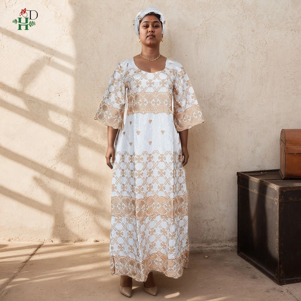 

African Dresses For Women 2026 New Fashion Ankara Dashiki Kaftan Dress Turkish Moroccan Wedding Rich Bazin Maxi Robes Boubou