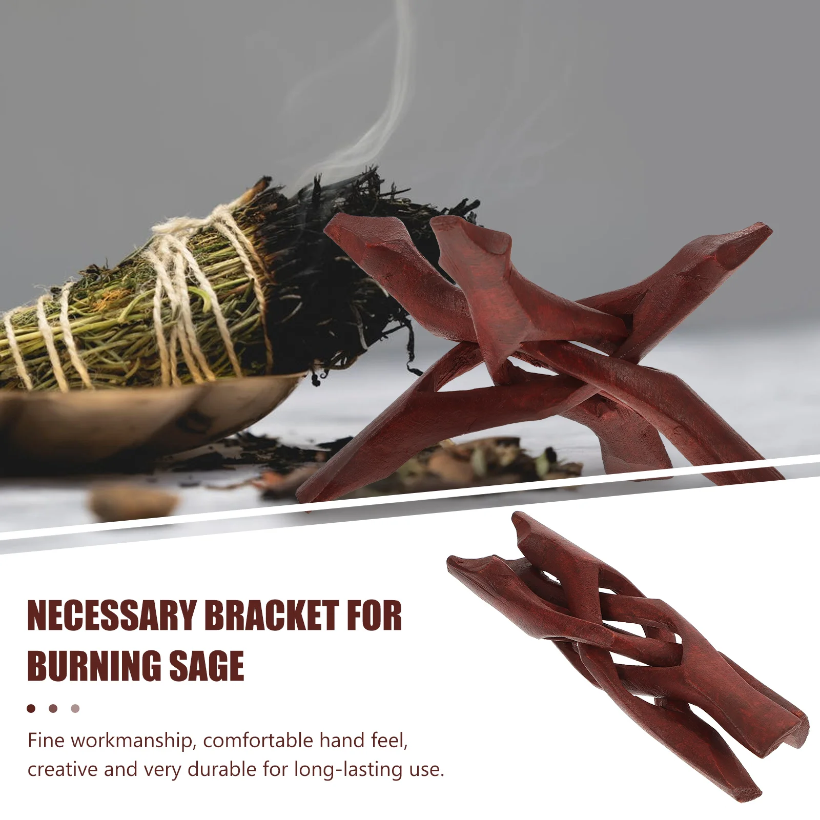 

Snake Tripod Stand Wood Holder Abalone Shape Multipurpose Decorative Wooden Natural Wooden Tripod Easel Art Supplies