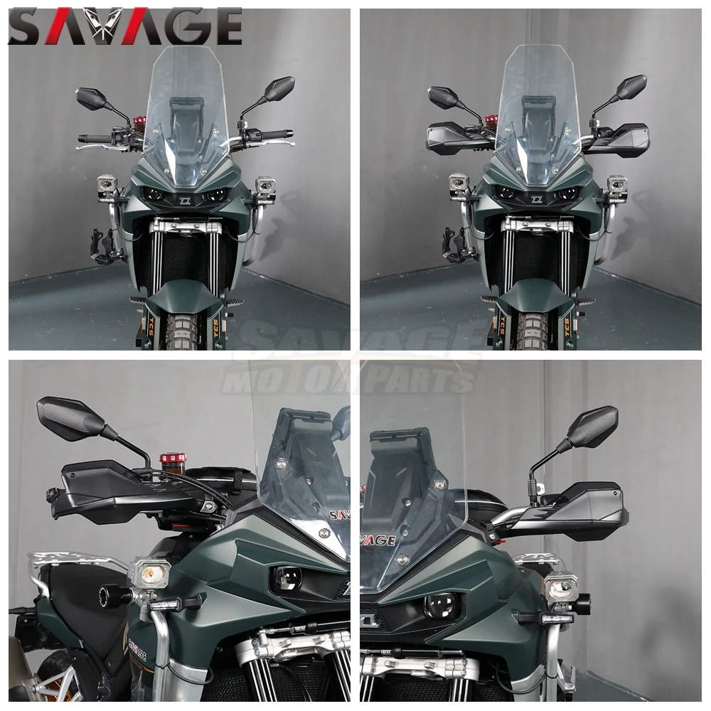 2025 Handlebar Handguard For KOVE 800X Pro 800X Super Adv 23+ Heighten Hand Shield Guards Lever Protector Motorcycle Accessories