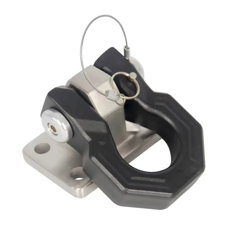 

7075 Aluminum Alloy Shackle and Stainless Steel Universal Base for Wrangler JK JL Trailer Hitch Camp Trailer Car Accessories