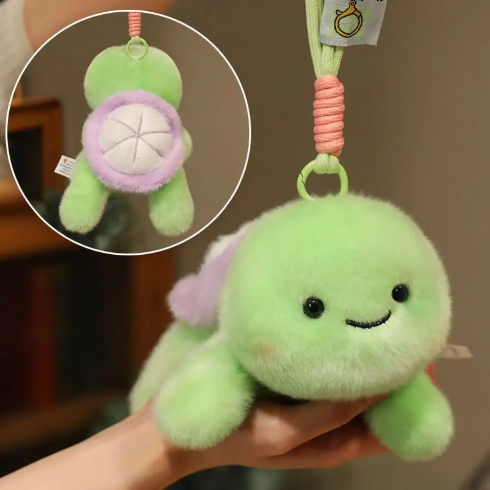 

Очаровательный брелок для сумки с арбузом, виноградной черепахой, полипропиленовый хлопок, подвеска в виде мультяшной черепахи, оранжевое животное, зеленый брелок для ключей, женская девушка