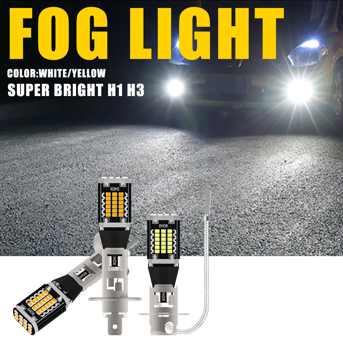 2PCS Car Fog Light …