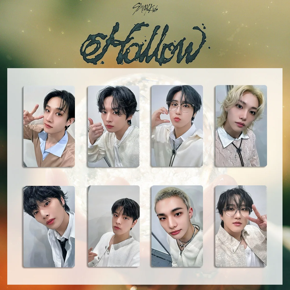 بطاقة صغيرة محيطية لجولة Straykids skzoo Shizuoka هدايا محيطية لمروحة بطاقة إصدار محدود أسبوعيًا
