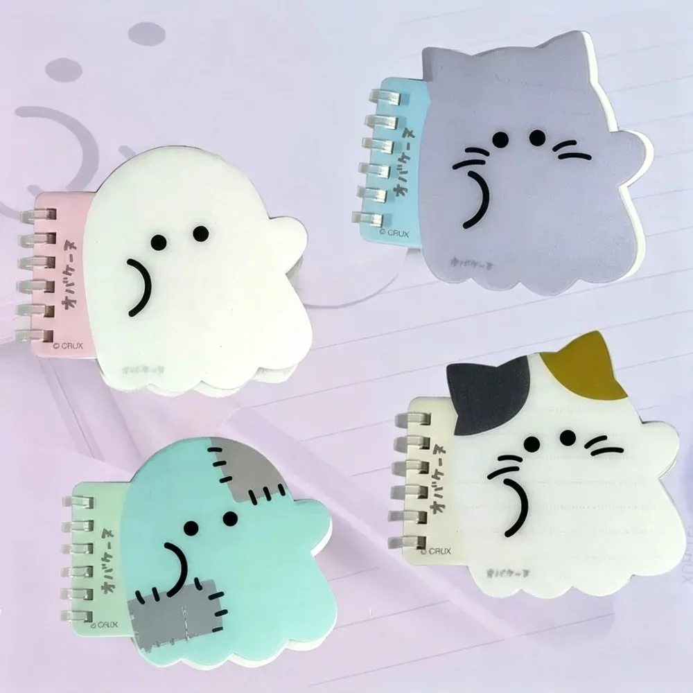 Cartoon Cute Mini Pocket Notebook Cats Pocket Coil Notebook Small Prize Booklet Portable Note Book Memo for Study and Office Use