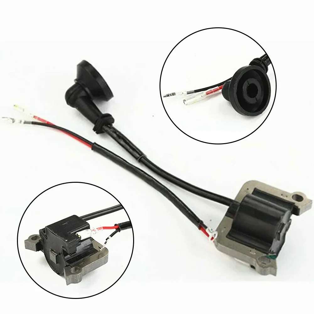 1Pcs Ignition Coil 52MM 2 Stroke Engine For Chainsaw Strimmer BrushCutter Lawn Mower Parts Garden Tools Accessories Durable