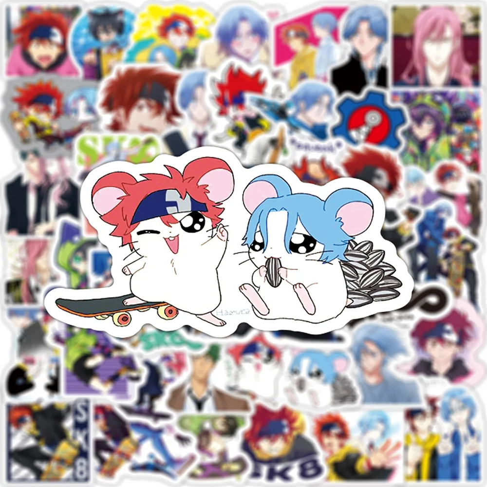 50PCS Anime SK8 the Infinity Cartoon Graffiti Stickers Travel Luggage Guitar Fridge Laptop DIY Kid Toy Waterproof Sticker