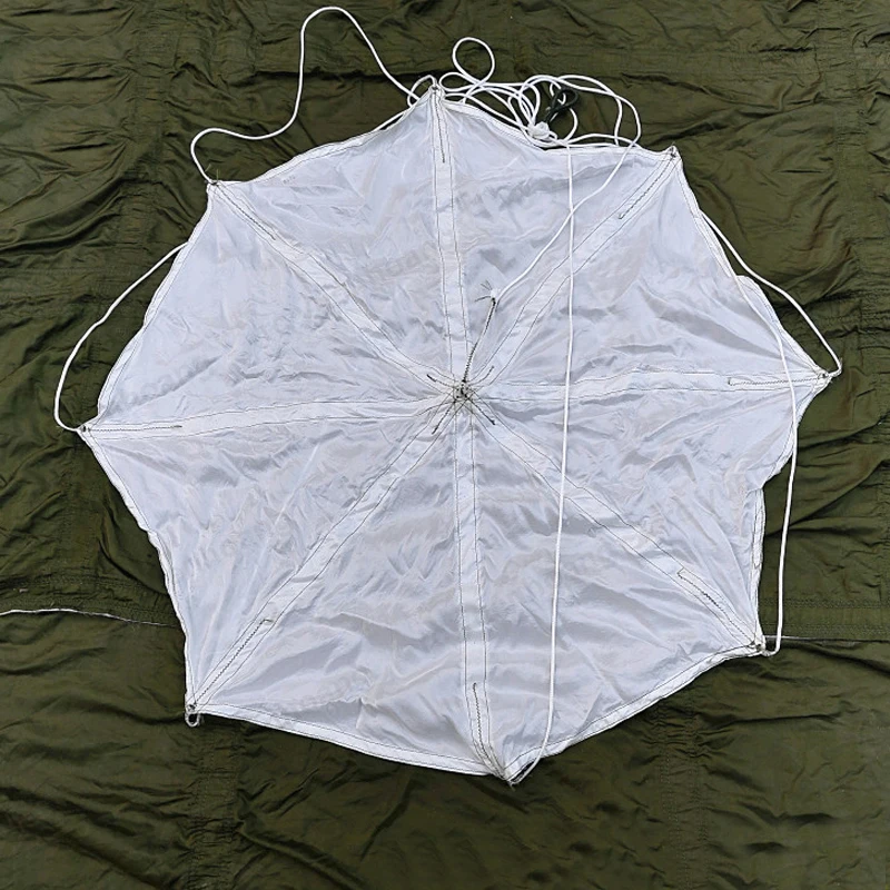 1PCS RC Drone Model Dia 0.8meter 1meter Round Shape Parachute Cloth for Childred Kids Toys Parachutes Recycling Flying Umbrella