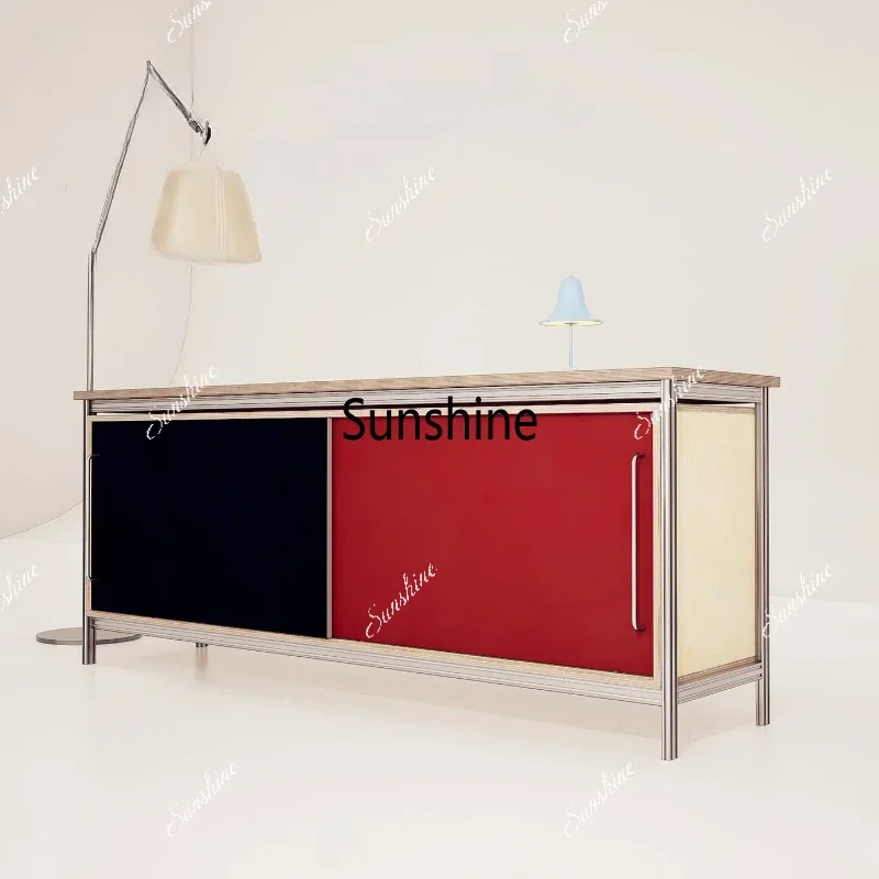 Bauhaus sideboard, simple entryway cabinet for living room, industrial-style sideboardTJ